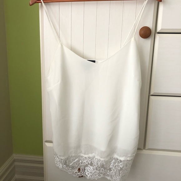 Tank Top with Lace Detail - Picture 1 of 3